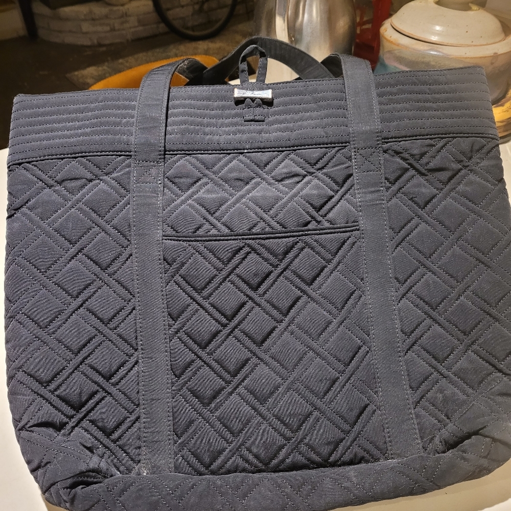 Vera Bradley Large Black Tote
